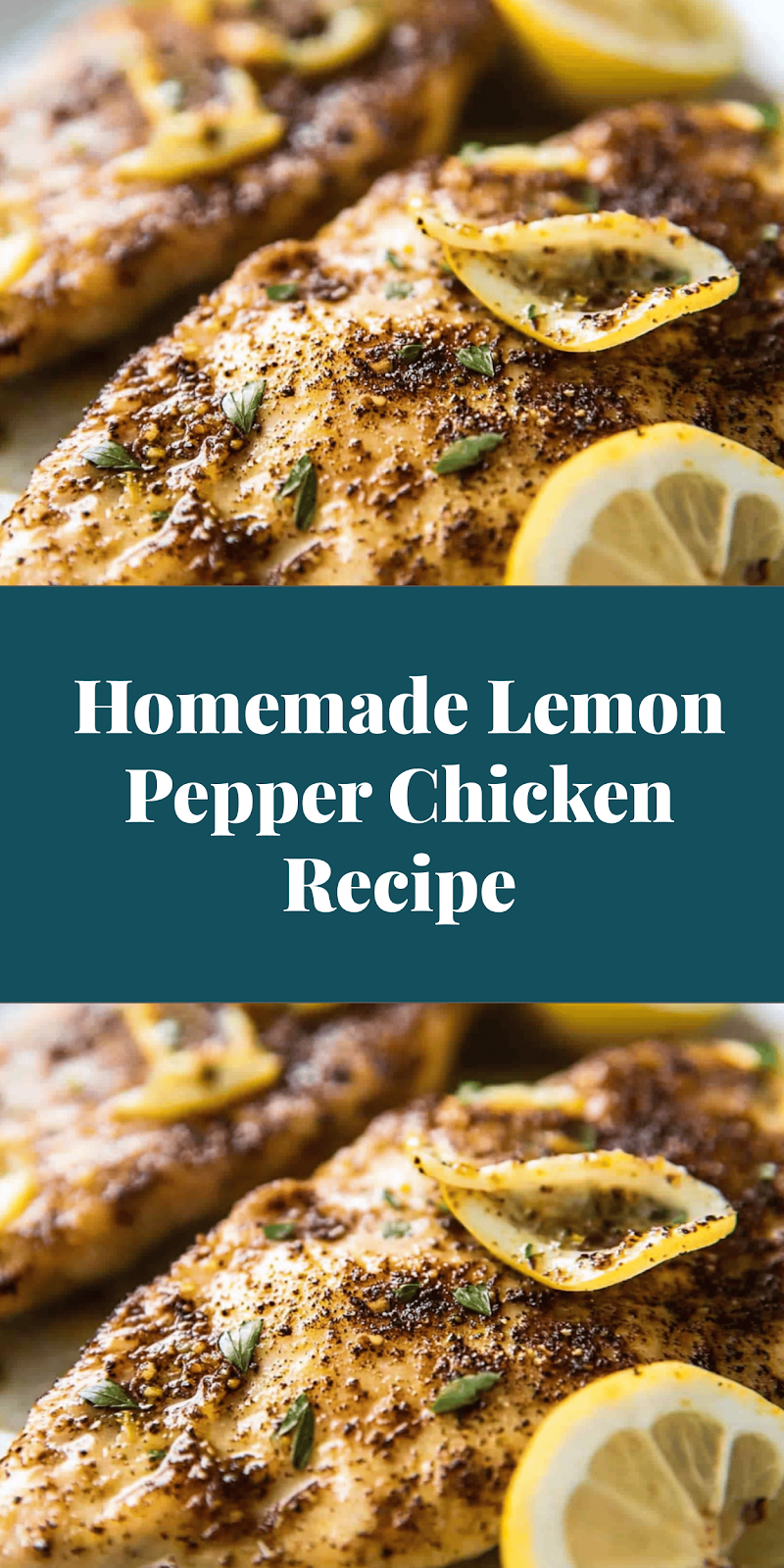Homemade Lemon Pepper Chicken Recipe