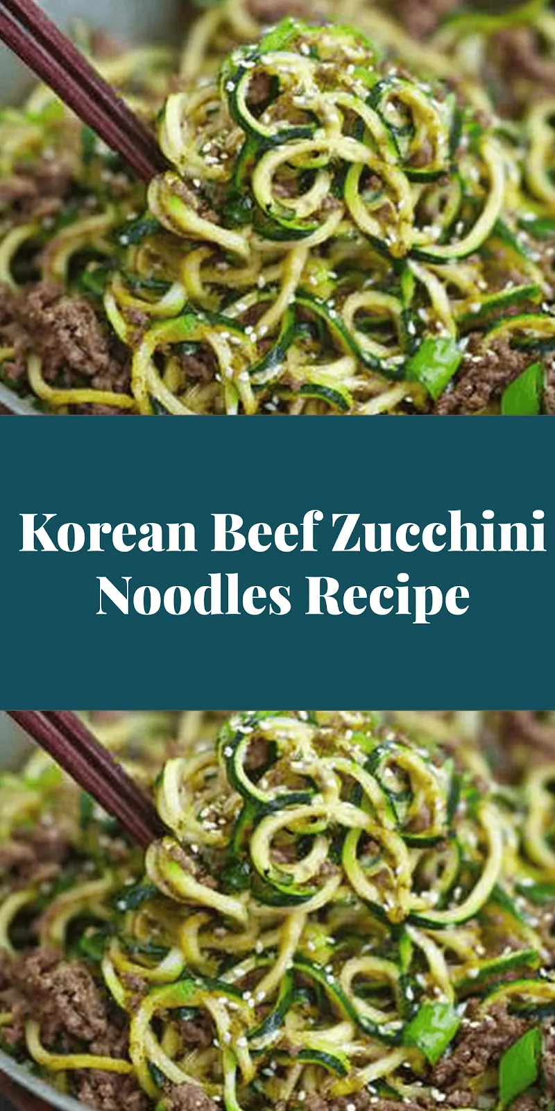 Korean Beef Zucchini Noodles Recipe