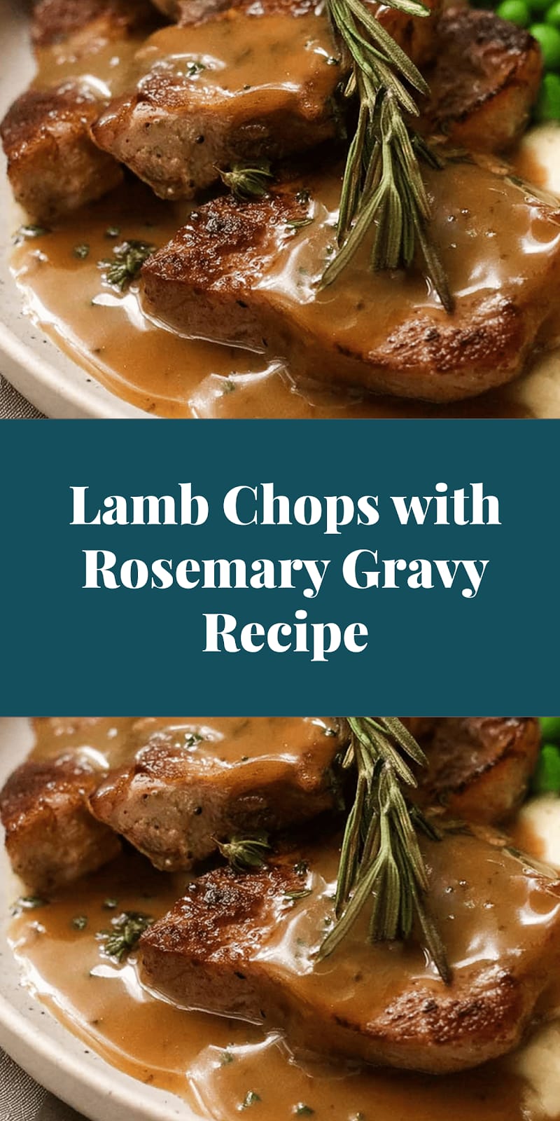 Lamb Chops with Rosemary Gravy Recipe