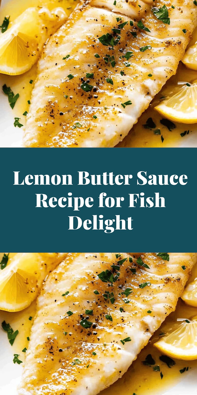 Lemon Butter Sauce Recipe for Fish Delight