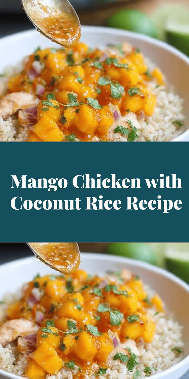 Mango Chicken with Coconut Rice Recipe