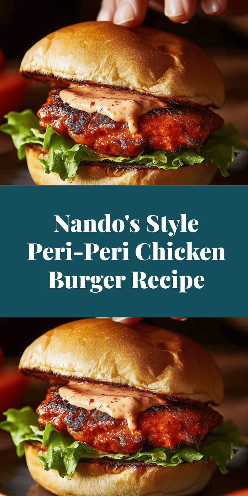 Nando's Style Peri-Peri Chicken Burger Recipe