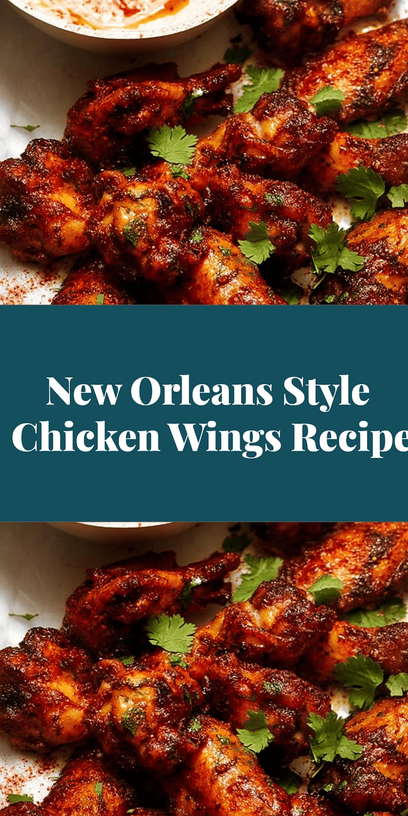 New Orleans Style Chicken Wings Recipe