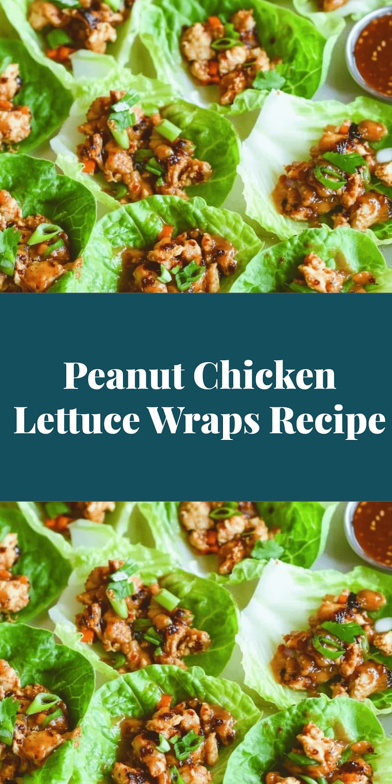 Peanut Chicken Lettuce Wraps Recipe