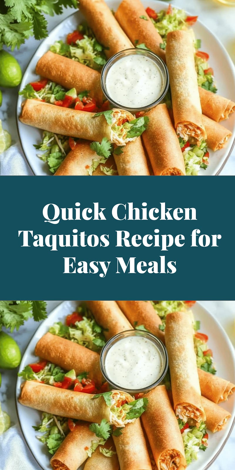 Quick Chicken Taquitos Recipe for Easy Meals