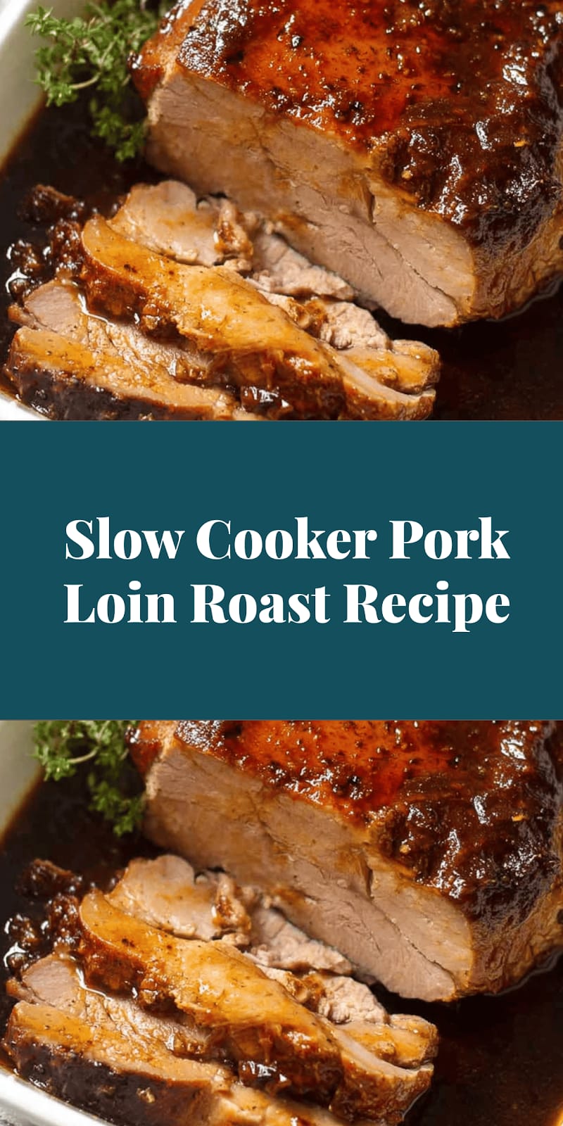 Slow Cooker Pork Loin Roast Recipe
