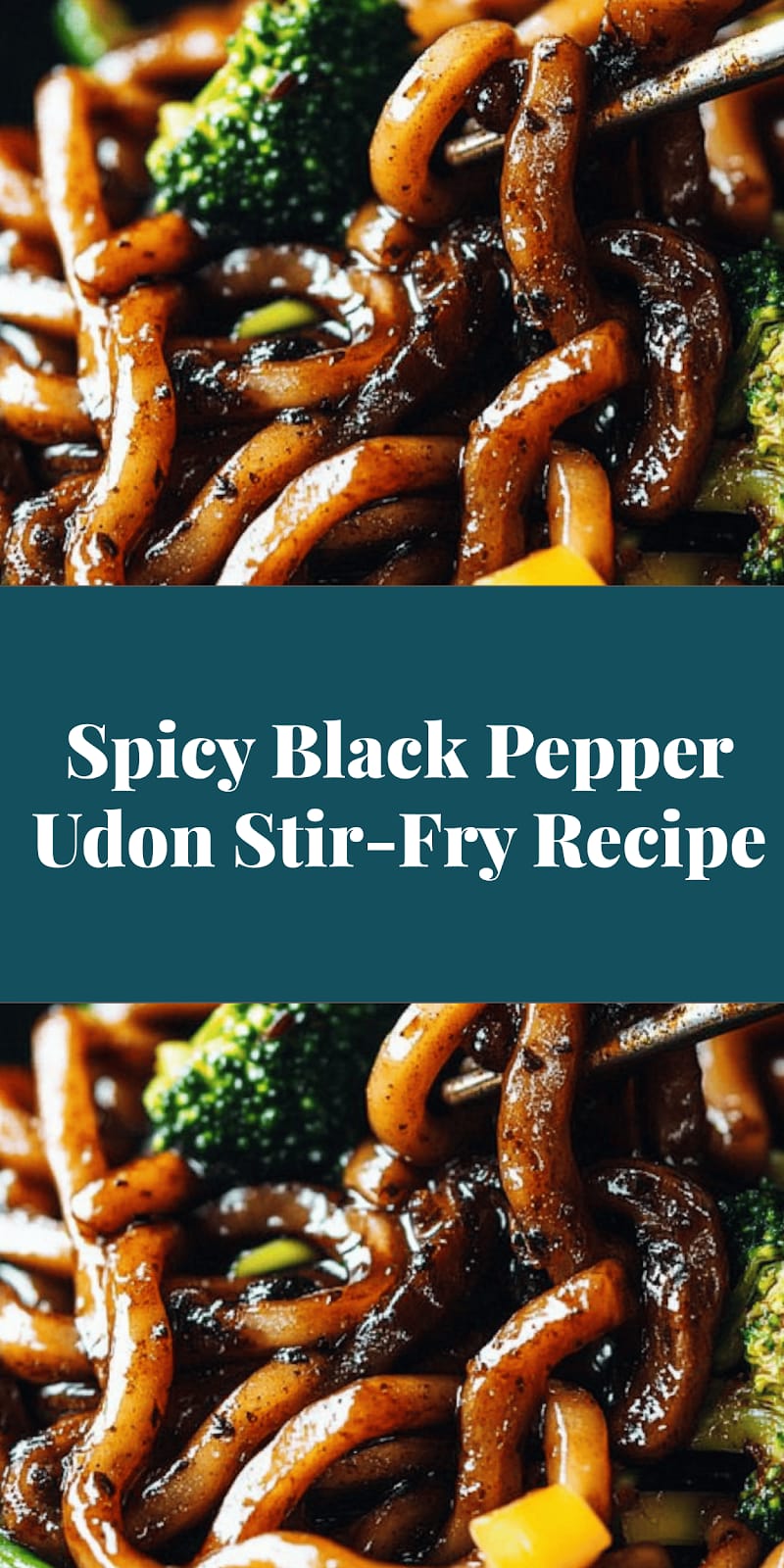 Spicy Black Pepper Udon Stir-Fry Recipe