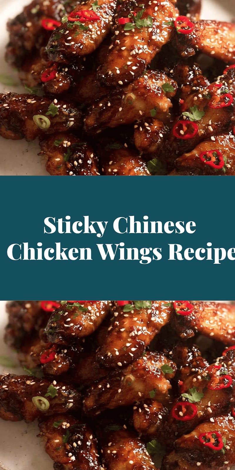 Sticky Chinese Chicken Wings Recipe