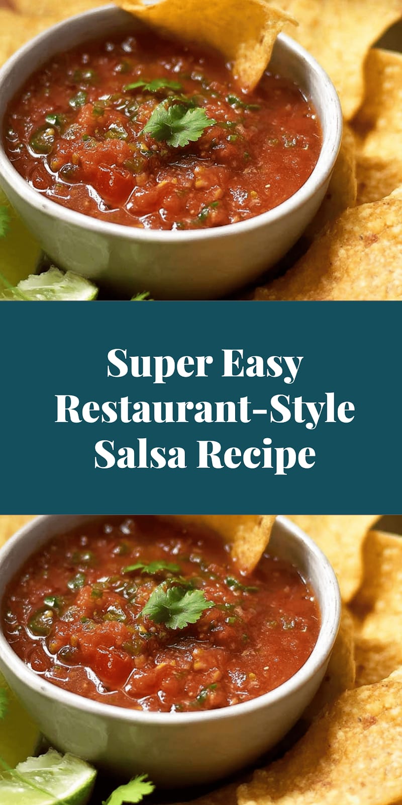 Super Easy Restaurant-Style Salsa Recipe