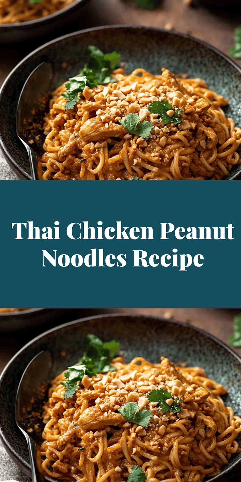 Thai Chicken Peanut Noodles Recipe
