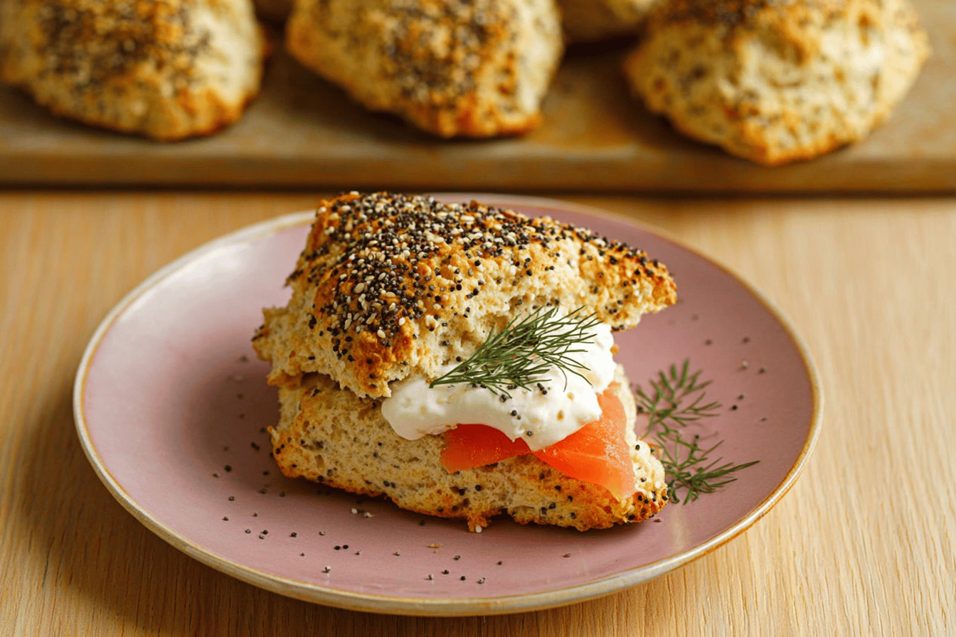 Air Fryer Everything Scones Recipe