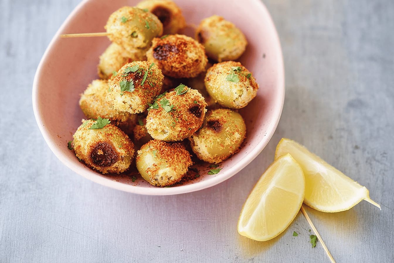 Air Fryer Stuffed Olives Recipe