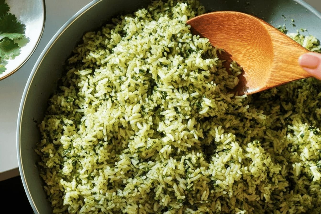 Amazing Green Rice Recipe for Fresh Flavor
