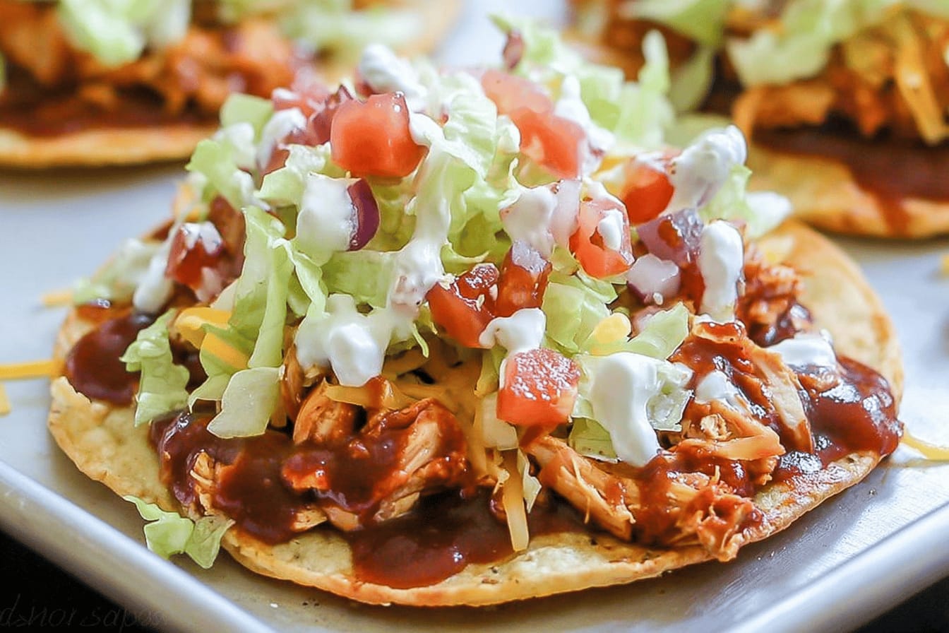BBQ Chicken Tostadas Recipe for Quick Meals
