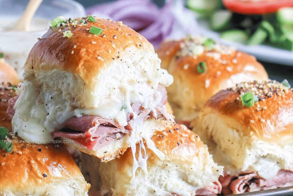 Baked Roast Beef Sliders Recipe