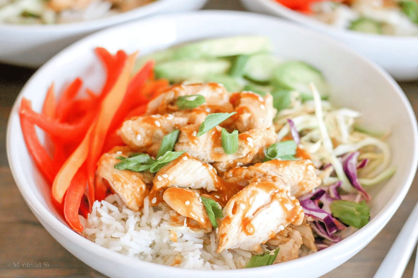 Bang Bang Chicken Bowls Recipe Idea