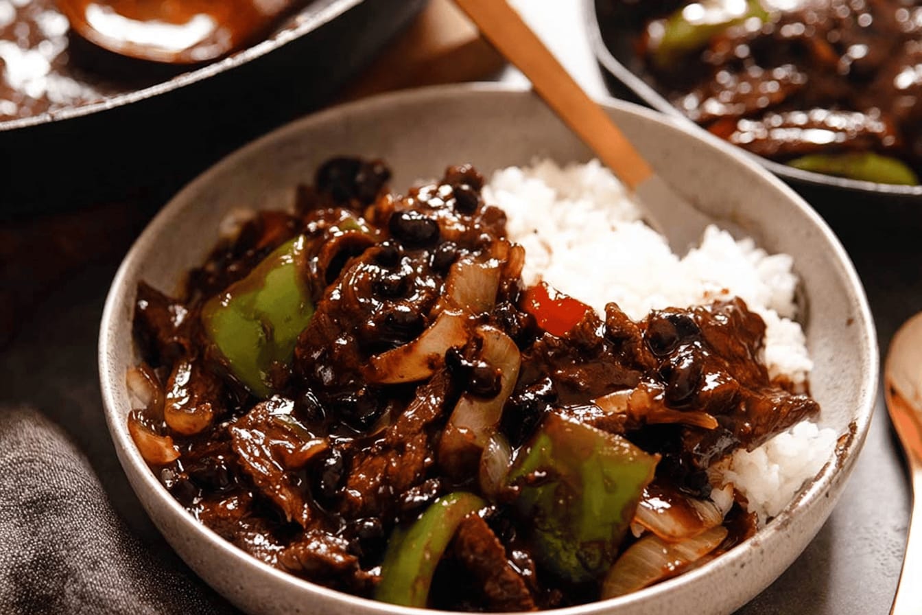 Beef in Black Bean Sauce Recipe