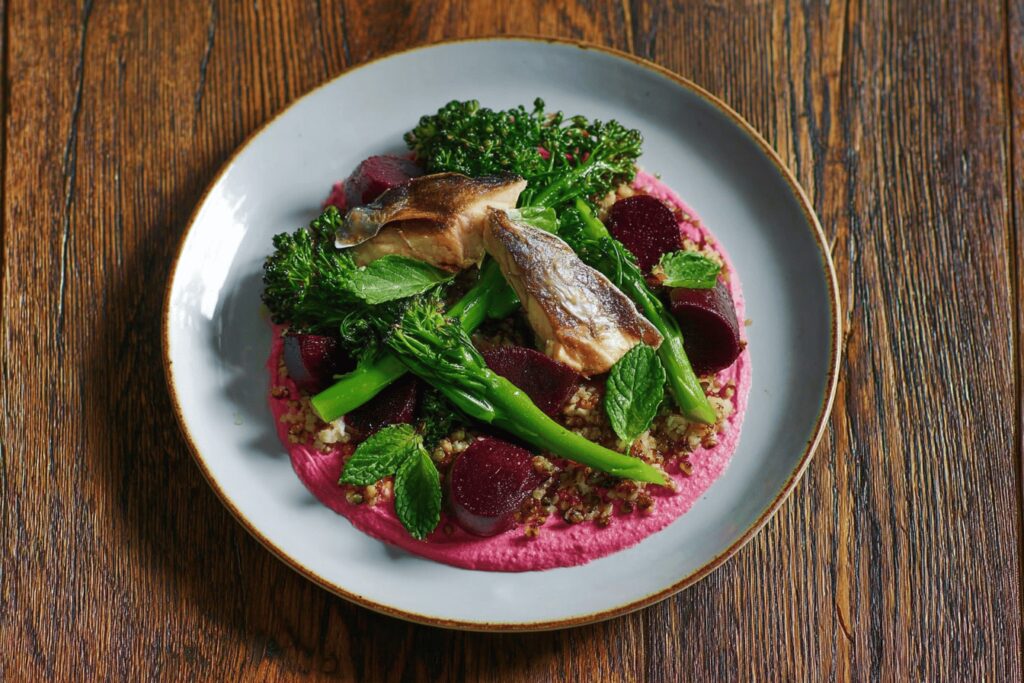 Beetroot and Mackerel Grain Bowl Recipe