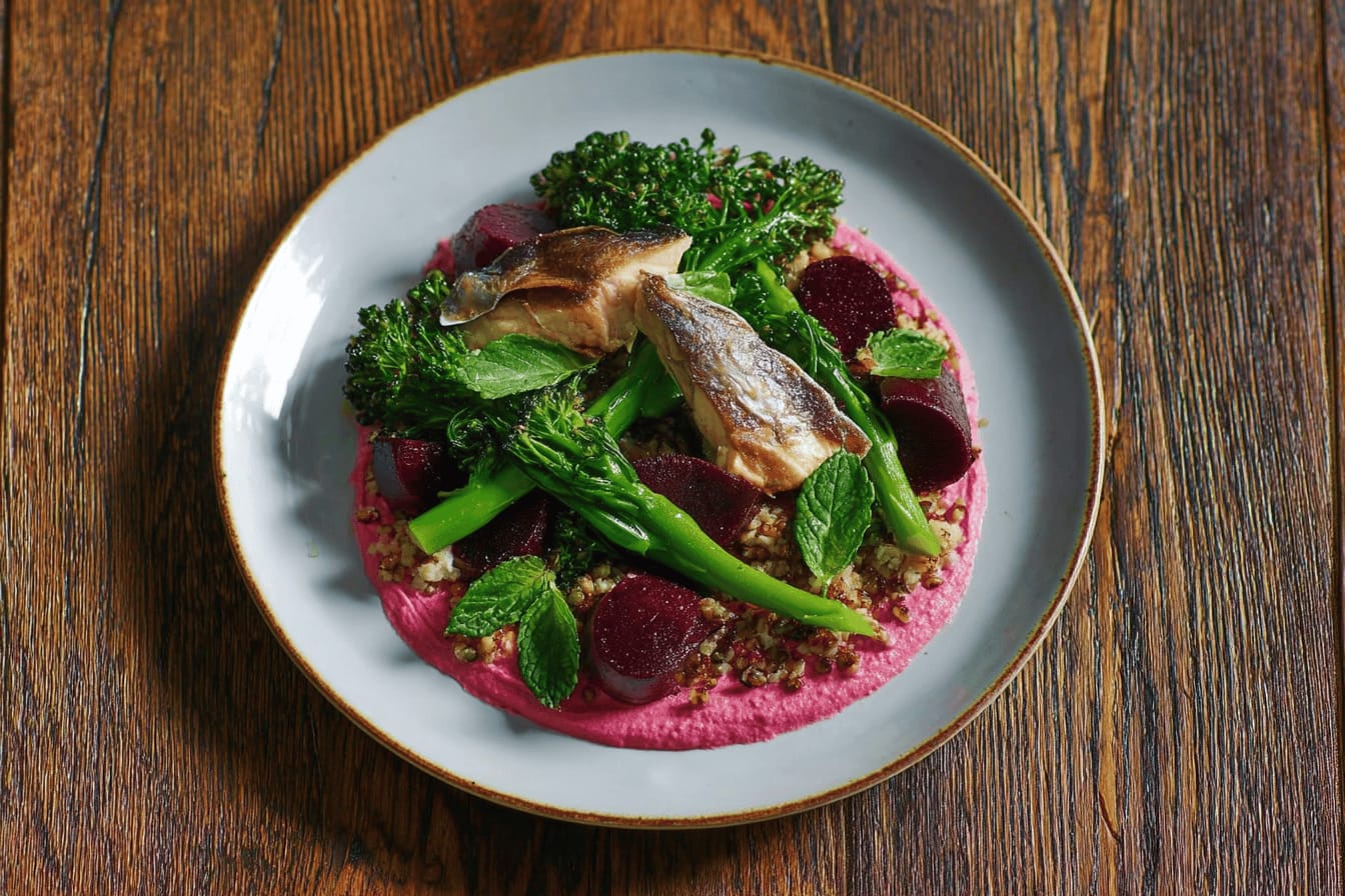 Beetroot and Mackerel Grain Bowl Recipe