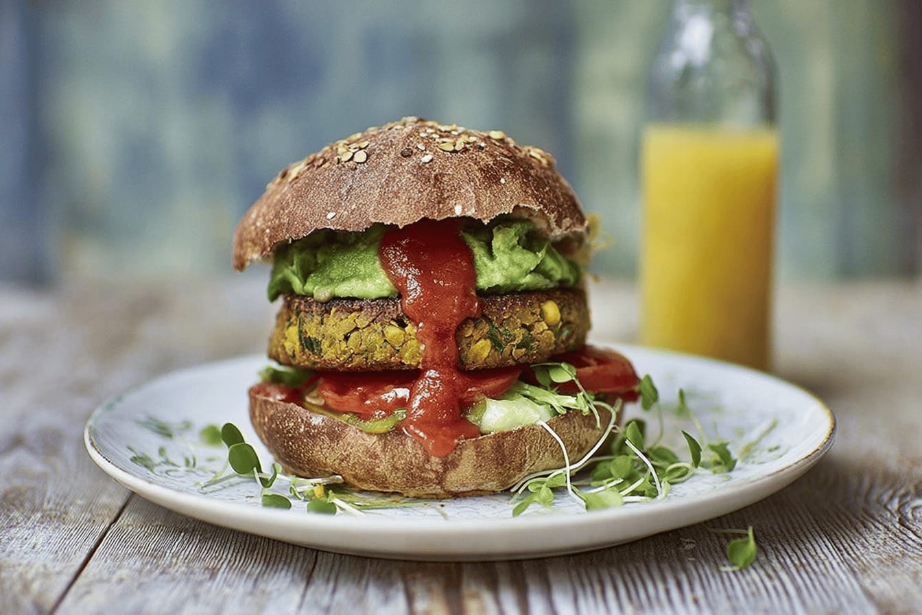 Brilliant Veggie Burger Recipe by Jamie Oliver