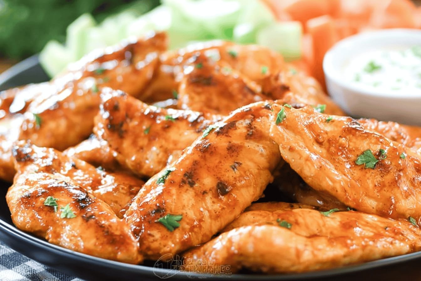 Buffalo Chicken Tenders Without Breading