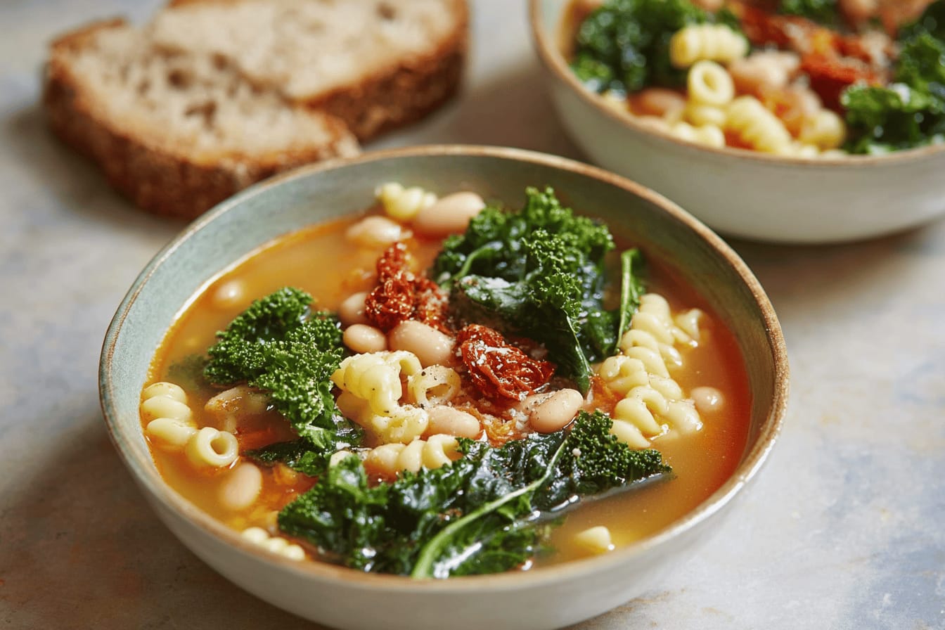 Cannellini Bean and Pasta Soup Recipe