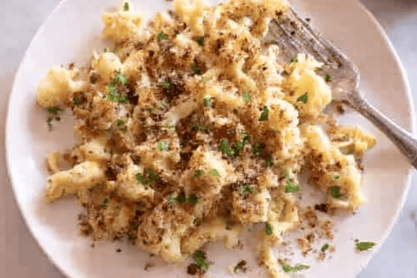Cauliflower Buttered Noodles Recipe