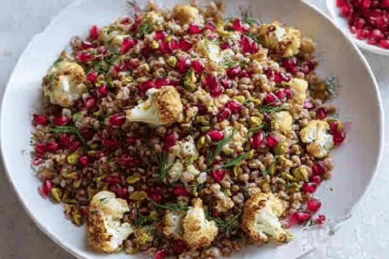 Cauliflower Farro Salad Recipe Delight