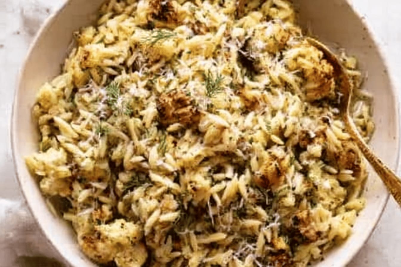 Cauliflower Orzo Recipe for Healthy Eating
