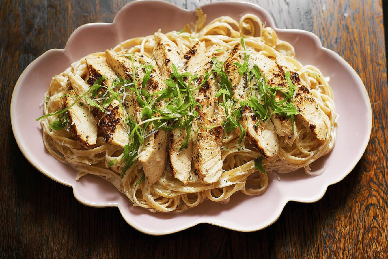 Chicken Alfredo Pasta Recipe by Jamie Oliver