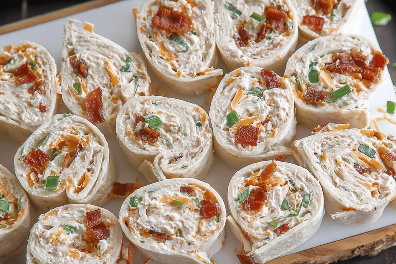 Chicken Bacon Ranch Pinwheels Recipe