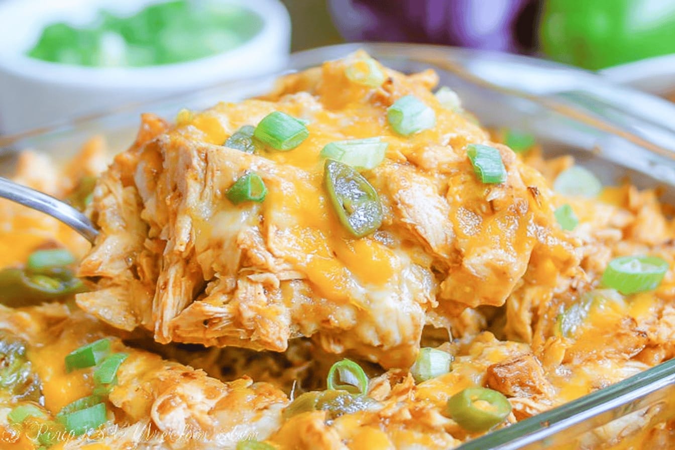 Chicken Enchilada Casserole Recipe Easy Steps