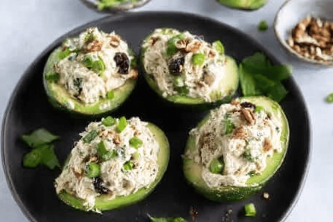 Chicken Salad Stuffed Avocados Recipe