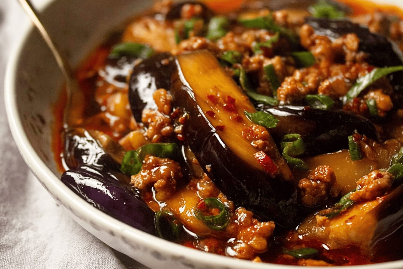 Chinese Eggplant with Minced Pork Recipe