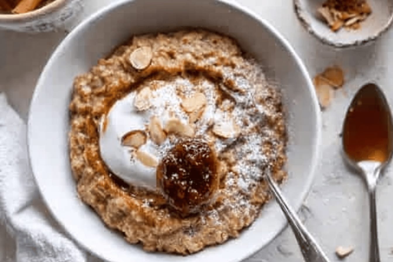 Cinnamon Toasted Pumpkin Pie Oatmeal Recipe