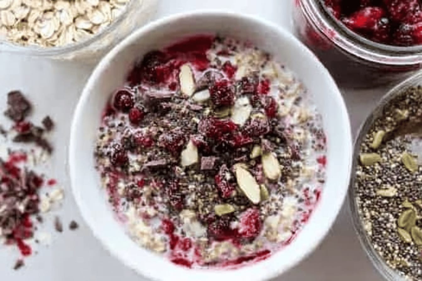Cranberry Overnight Oats Recipe for Breakfast