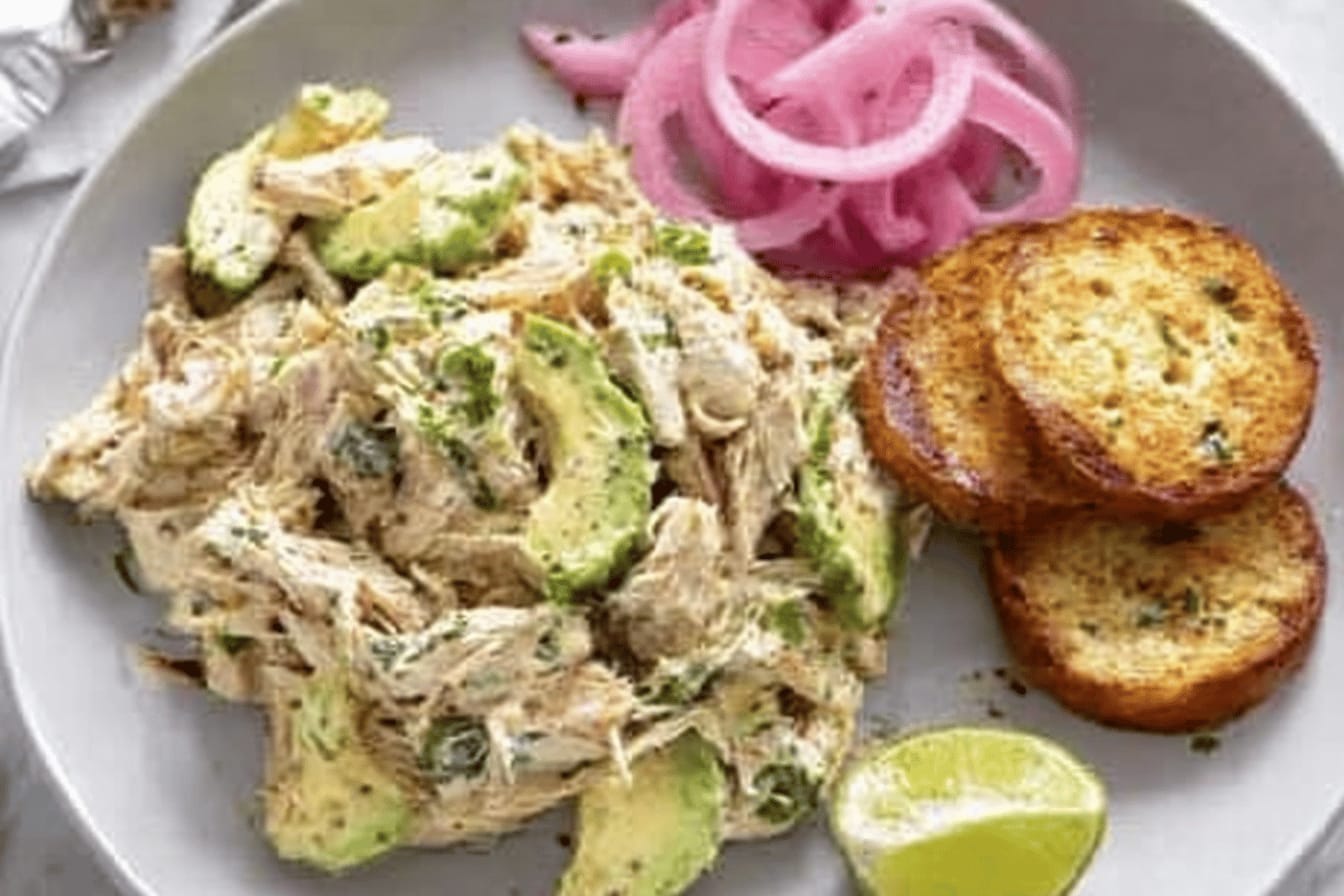 Creamy Avocado Chicken Salad Recipe
