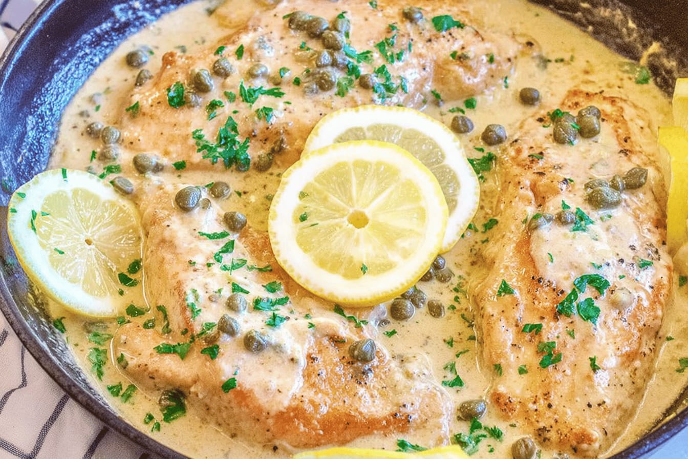 Creamy Chicken Piccata Recipe Made Easy