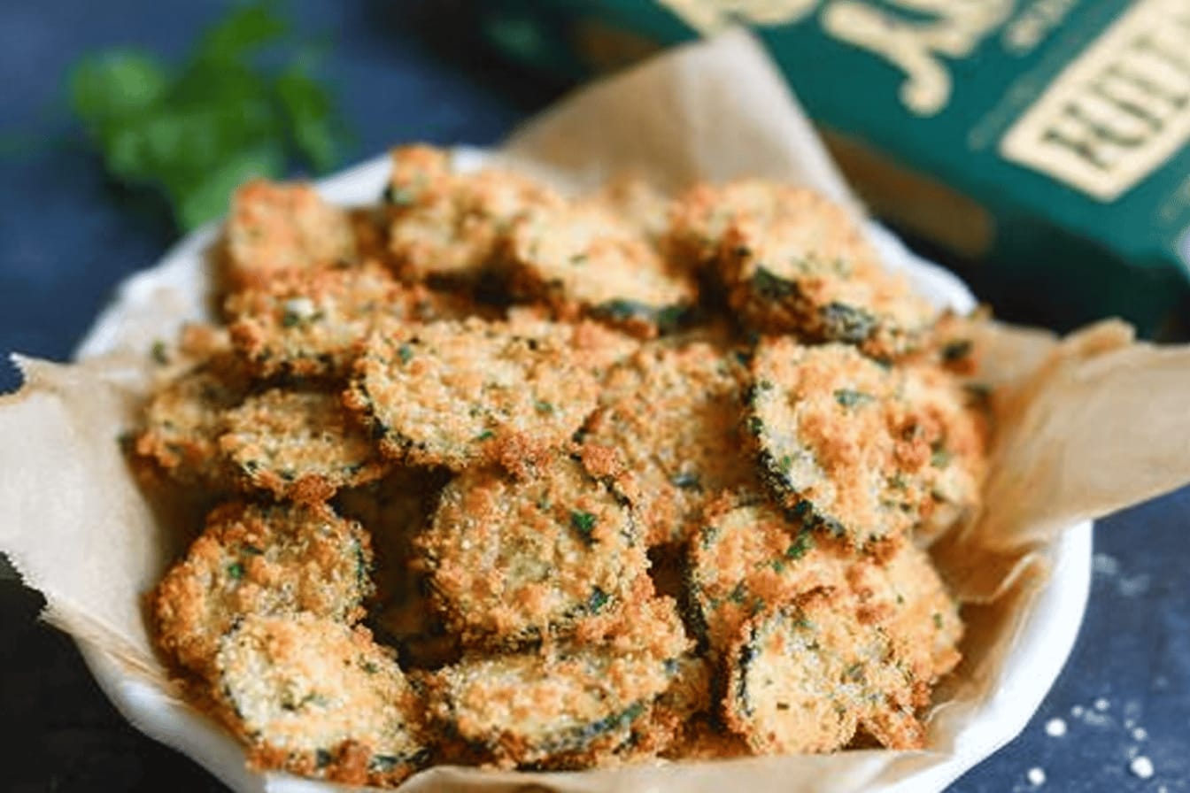 Crispy Baked Zucchini Chips Recipe