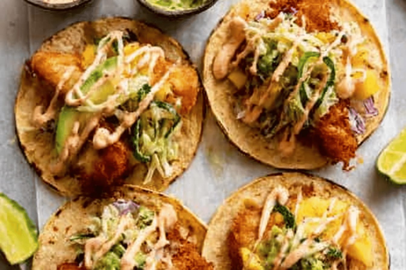 Crispy Beer Battered Fish Tacos Recipe