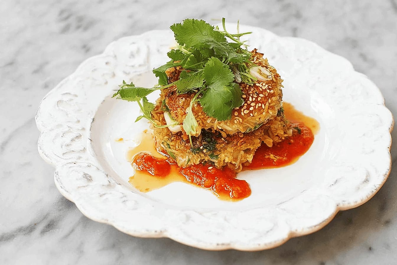 Crispy Noodle Fishcakes Recipe by Jamie Oliver