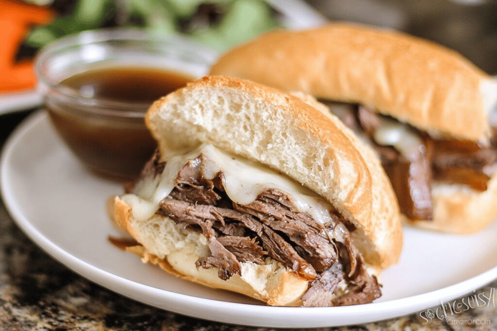 Crockpot French Dip Sandwiches Recipe
