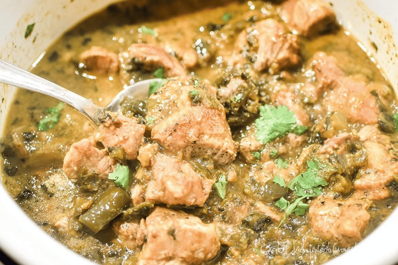 Crockpot Pork Chile Verde Recipe