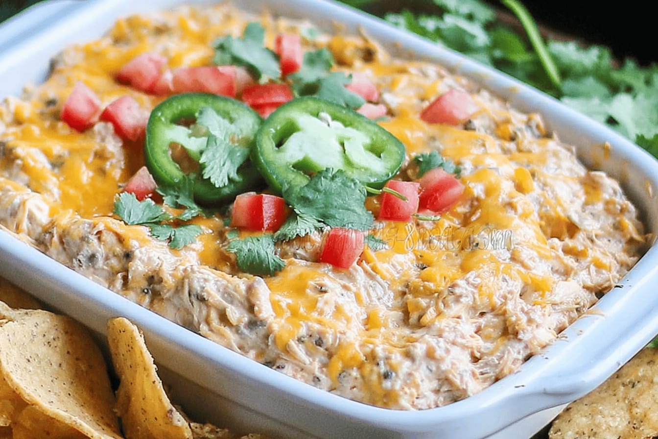Easy Chicken Fajita Dip Recipe for Parties