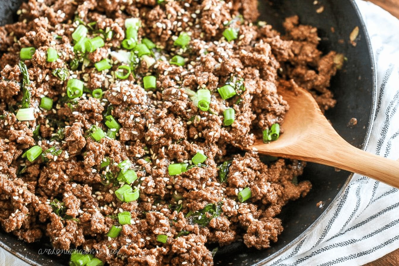 Easy Ground Beef Bulgogi Recipe