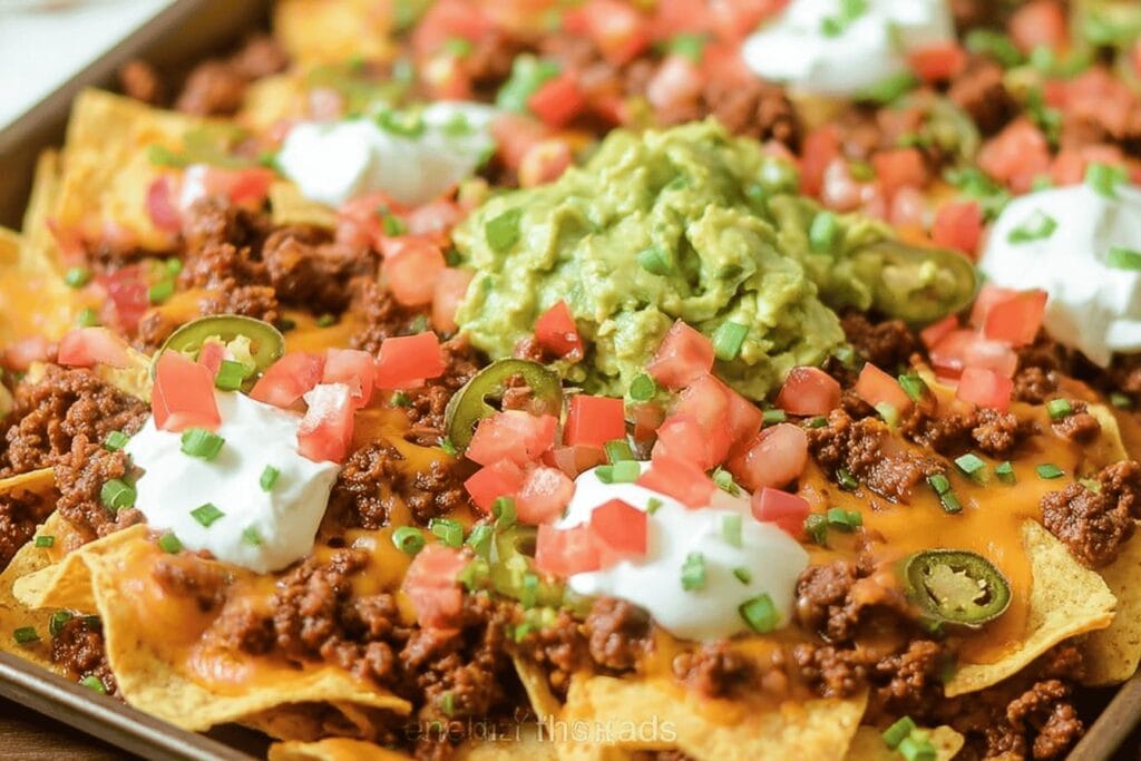 Easy Ground Beef Nachos Recipe