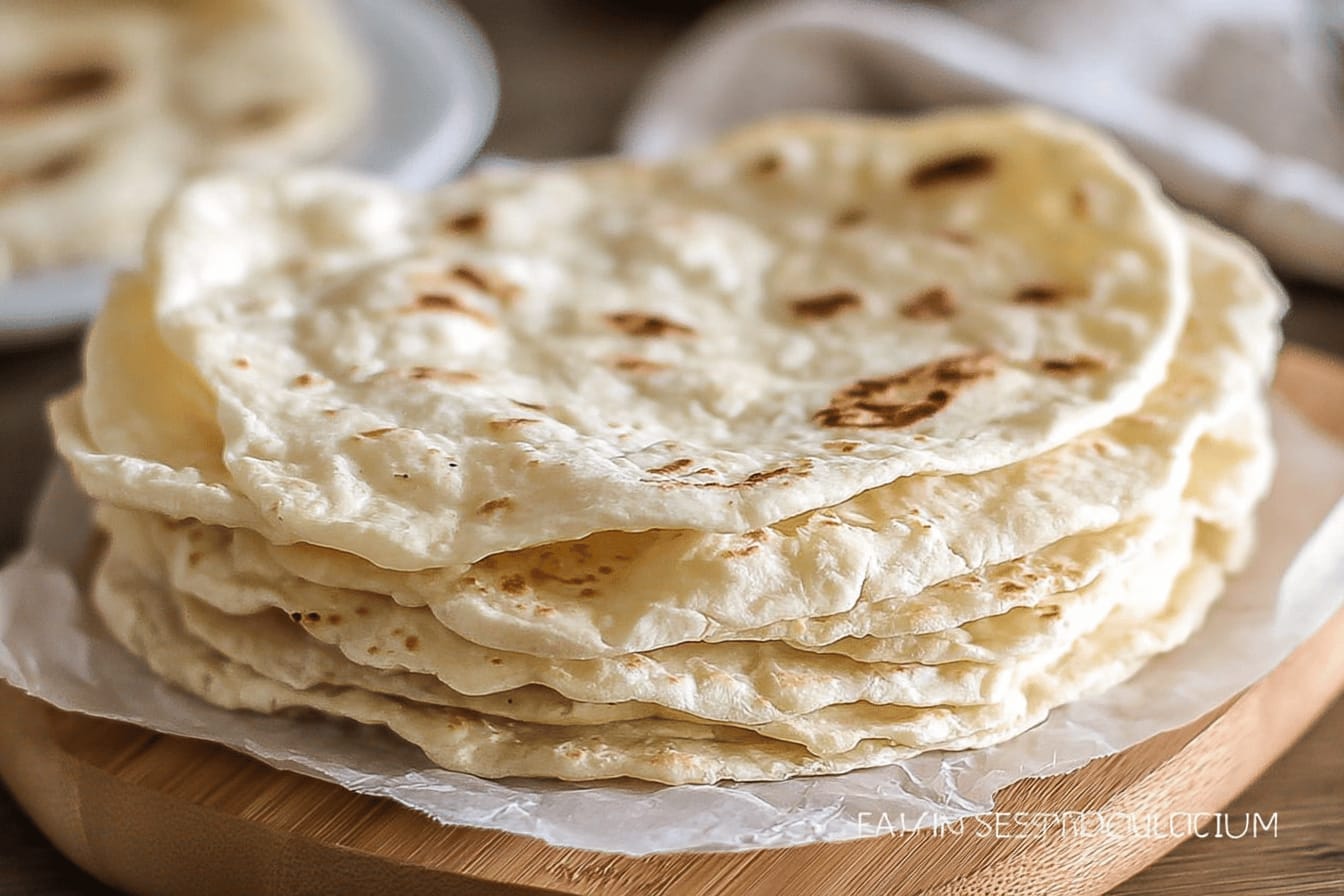 Easy Homemade Flour Tortillas Recipe