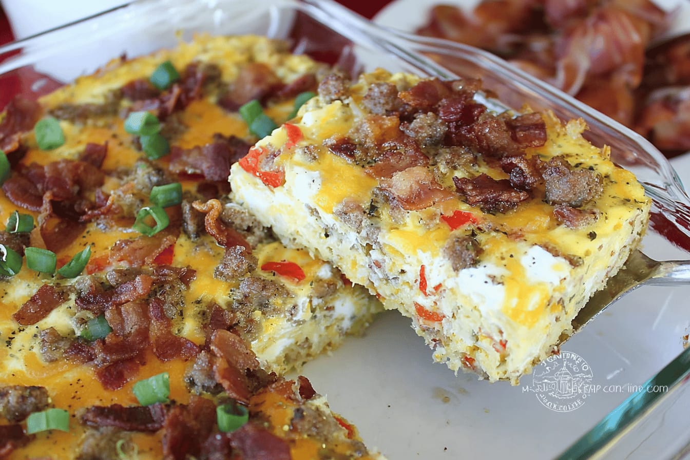 Easy Sausage and Hashbrown Breakfast Casserole