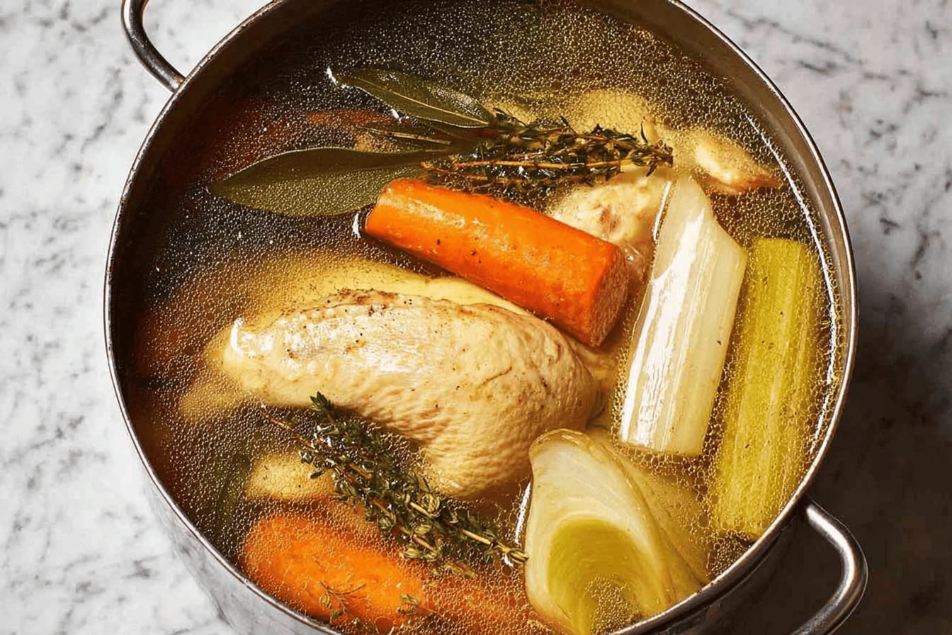 Easy Simple Poached Chicken Recipe by Jamie Oliver