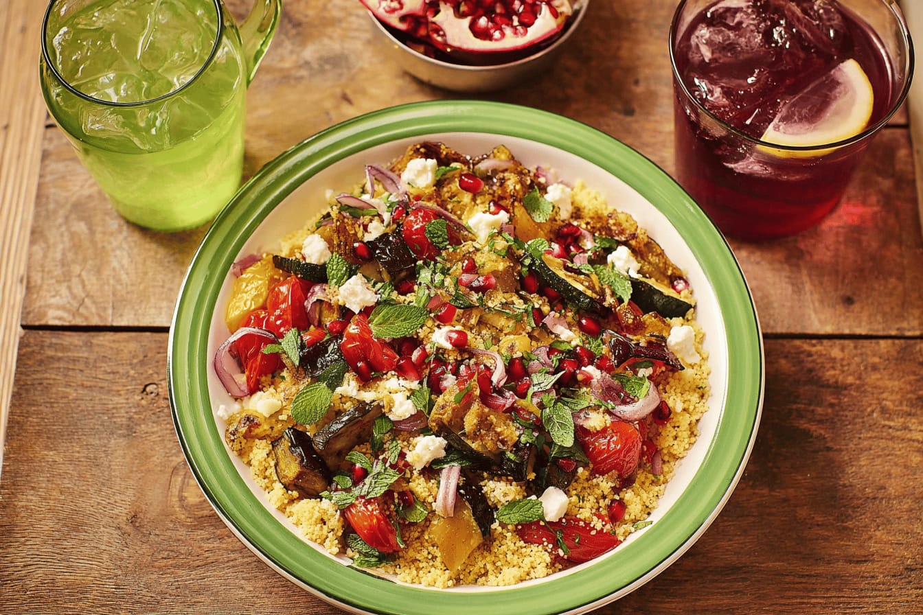 Epic Couscous Salad with Fresh Vegetables